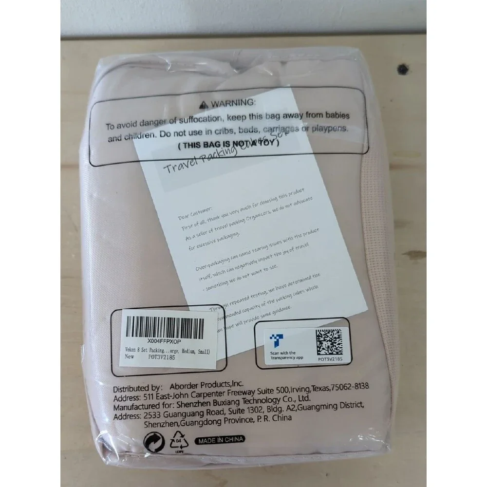 Veken Set Of 8 Packing Organizers